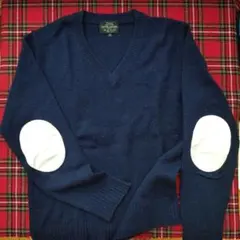 エルボーパッチ ニット