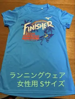 ホノルルマラソン2020デザイン　ランニングTシャツ　青 woman Sサイズ