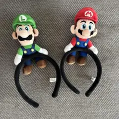 USJ ユニバ　カチューシャ　マリオとルイージの2こセット