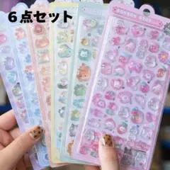 ボンボンドロップシール風　ぷくぷくシール　立体シール　シール交換　シール