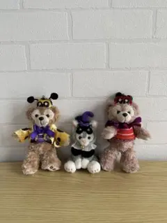 ダッフィー　シェリーメイ　ジェラトーニ　ぬいぐるみストラップ