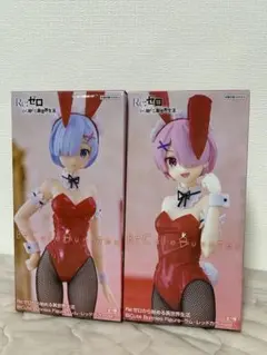 Re:ゼロ レム ラム バニーガール フィギュア　+ 1体　計3体セット