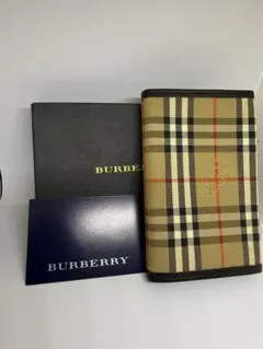 BURBERRY ノバチェック フォトケース／ブックカバー／パスポートケース