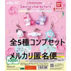 めじるしアクセサリー サンリオキャラクターズ エモきゅんパステルカラー全5種 ①