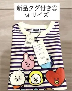 【新品タグ付き◎】BT21 Tシャツ　Ｍサイズ　半袖　Tシャツのサムネイル