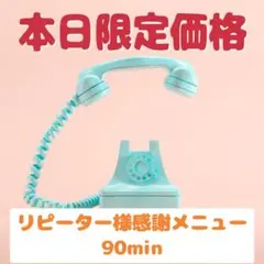 本日限定価格!リピーター様90min