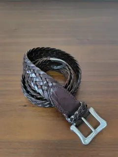 J&M Davidson 編み込みメッシュレザー ベルトのサムネイル