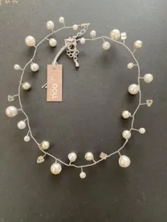 DOLL パール調とビーズのネックレス