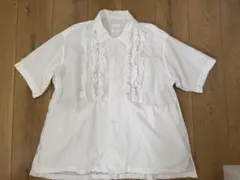 トゥジュー toujoursストライプフリルシャツ - メルカリ