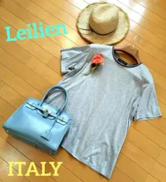 レリアン イタリア製 グレー 半袖 Tシャツカットソー11Lのサムネイル