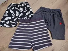 ベビー パンツ　3点　セット　短パン　80