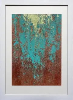 抽象画 原画 アクリル画 テクスチャアート「煌雨」 - メルカリ