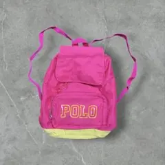 美品✨ポロラルフローレン リュック バックパック ピンク ポニー刺繍 