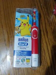 ブラウン オーラルB ポケモン 電動歯ブラシ すみずみクリーンキッズ プレミアム