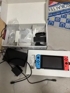 Nintendo Switch ネオンブルー 本体 箱・付属品完備 ケース付き - メルカリ