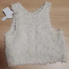 【値下げしました♪】ニットベスト　ホワイト