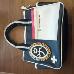 CASTELBAJAC トートバッグ ネイビー/ホワイト