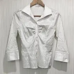 ⭐️美品⭐️ナラカミーチェ　ストライプ　ブラウス　シャツ