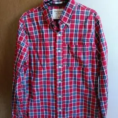Abercrombie & Fitch チェック柄長袖シャツ S