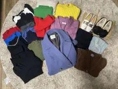 レディースまとめ売り冬物24点UGG、coen.coca、UNIQLO、GUなど