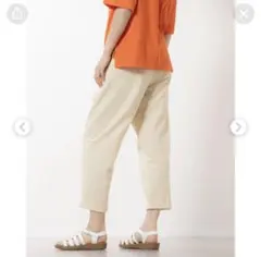 美品♡サマンサモスモスブルー　クロップドテーパードパンツのサムネイル