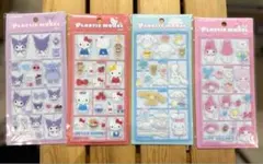サンリオ　プラスチックモデル風シール　4枚セット