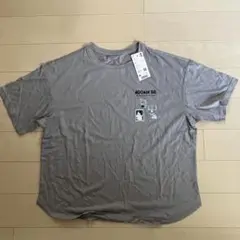 ユニクロ UNIQLO ムーミン80周年 ラウンジセットのTシャツのみ　グレーM