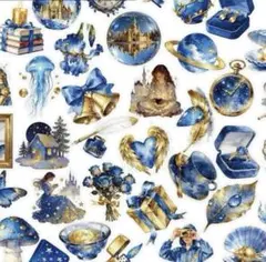 T158／コラージュ素材/海外/ステッカー/シール