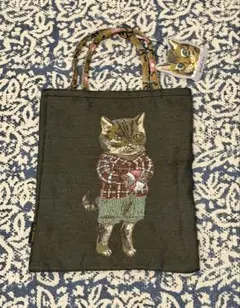 Nathalie Lete ミニトートバッグ 猫柄のサムネイル