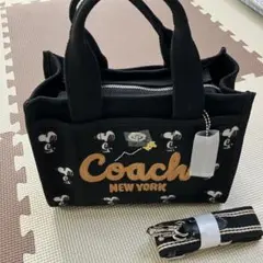 【COACH X PEANUTS】カーゴトート26 スヌーピー アウトレット