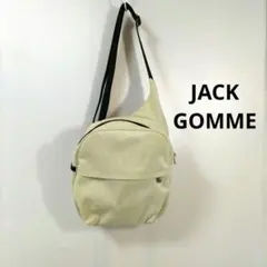 JACK GOMME クリーム色 ショルダーバッグ キャンバス