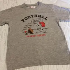 PEANUTS スヌーピー 半袖Tシャツ グレー 140cmのサムネイル