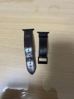 Apple Watch レザーバンド 44mm本革ダークブラウン