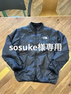 150cm ノースフェイス キッズ リバーシブルコージージャケット K 黒