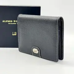 美品 ALFRED DUNHILL ダンヒル 二つ折り 財布 レザー 箱付き