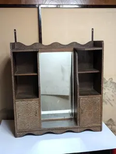 昭和レトロ　鏡　壁掛け　アンティーク