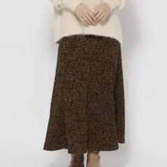 apart by lowrys コバナガラフレアスカート　FREE