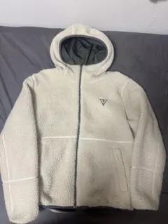 GUESS リバーシブル ボアジャケット フリース フーディー