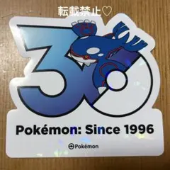 韓国限定　ポケモン　ポップアップ　30周年ステッカー　カイオーガ ポケモン 30周年記念 ステッカー 韓国限定 カイオーガ - メルカリ