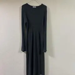 STYLEMIXER ダークグレー ニットワンピース