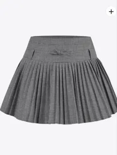 andwang Double Ribbon Accent Skirt ベージュM ANDWANG Double Ribbon Accent Skirt ベージュM - メルカリ