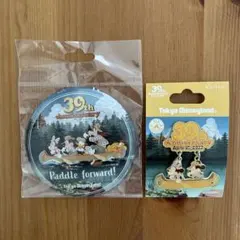 東京ディズニーランド 39th Anniversary 缶バッジ・ピンバッジ