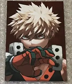 いいね不要増えたら値上げ ヒロアカ 韓国版 特典 ポストカード 爆豪勝己