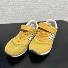 new balance 373 イエロー キッズスニーカー