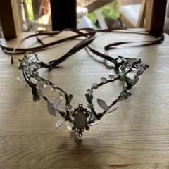 ヘッドドレス　ヘッドバンド　ボヘミアンスタイル ヘアアクセサリー