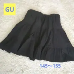 GU キッズ ブラック ティアードスカート 145〜155のサムネイル