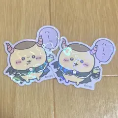 ちいかわ てんし♡あくま くりまんじゅう ステッカー