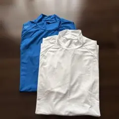 アイピョン様　子供用　長袖アンダーシャツ 160 2枚セット(青・白)