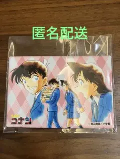 名探偵コナン　ランダムスクエア缶バッジ　第2弾　工藤新一、毛利蘭　1個