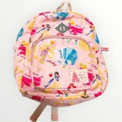 【美品】ディズニープリンセス リュック 女の子 遠足 保育園 幼稚園 ピンク